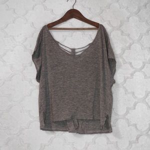 Grey crop top